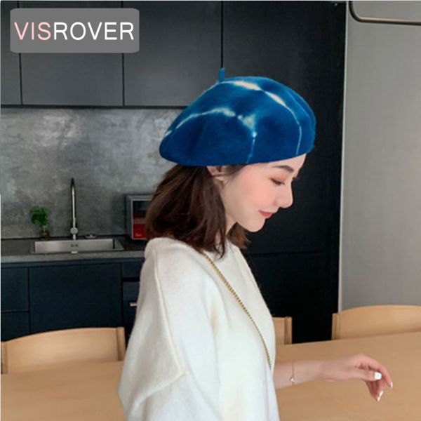 visrover new woman wool winter beret female tie-dye wool cap autumn winter hat tie-dyed women boina wholesales, Blue;gray
visrover new woman wool winter beret female tie-dye wool cap autumn winter hat tie-dyed women boina wholesales, Blue;gray