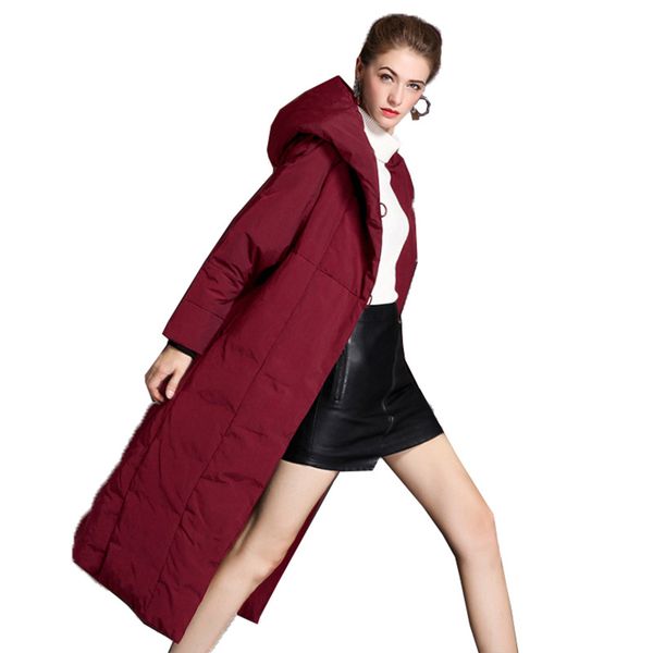 2018 new arrival women winter down jacket long womens down jackets single breasted slim thick hooded warm duck coats, Black
2018 new arrival women winter down jacket long womens down jackets single breasted slim thick hooded warm duck coats, Black
