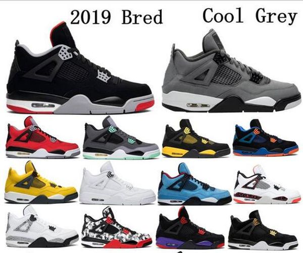 2019 4 cool grey what the 4s bred basketball shoes white cement pure money men black cat toro bravo royalty motorsports sports sneaker 7-13
2019 4 cool grey what the 4s bred basketball shoes white cement pure money men black cat toro bravo royalty motorsports sports sneaker 7-13