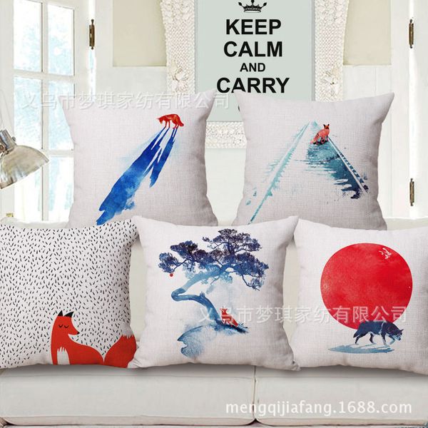 small fox cotton printing embrace pillow case originality watercolor cushion set sofa back cushion can a piece of
small fox cotton printing embrace pillow case originality watercolor cushion set sofa back cushion can a piece of