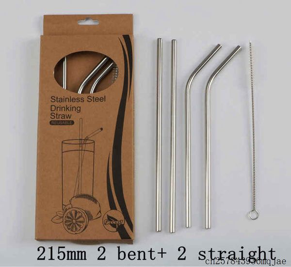 50sets reusable drinking straws stainless steel drink straws straight bend straw with cleaner brush bar accessories
50sets reusable drinking straws stainless steel drink straws straight bend straw with cleaner brush bar accessories