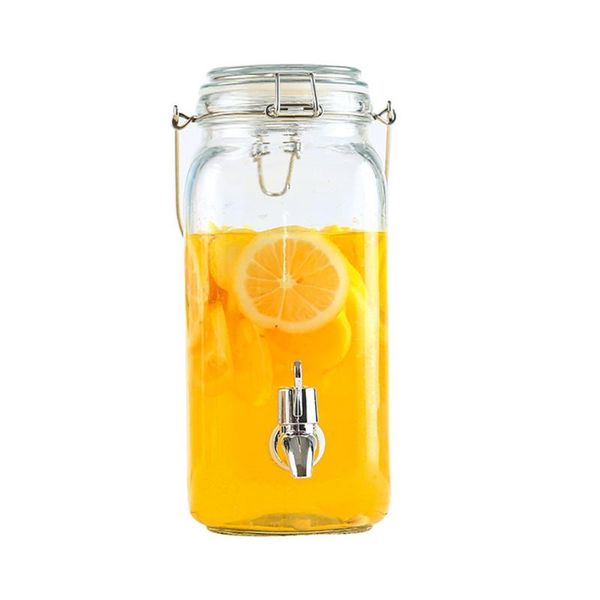 2l glass juice jar thick transparent sparkling wine bottle sealed fermented barrels jar household storage glass can
2l glass juice jar thick transparent sparkling wine bottle sealed fermented barrels jar household storage glass can