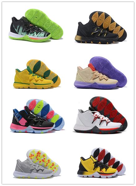 2019 kyrie 5 colorful basketball shoes triple yellow green khaki purple white designers sneakers for mens
2019 kyrie 5 colorful basketball shoes triple yellow green khaki purple white designers sneakers for mens