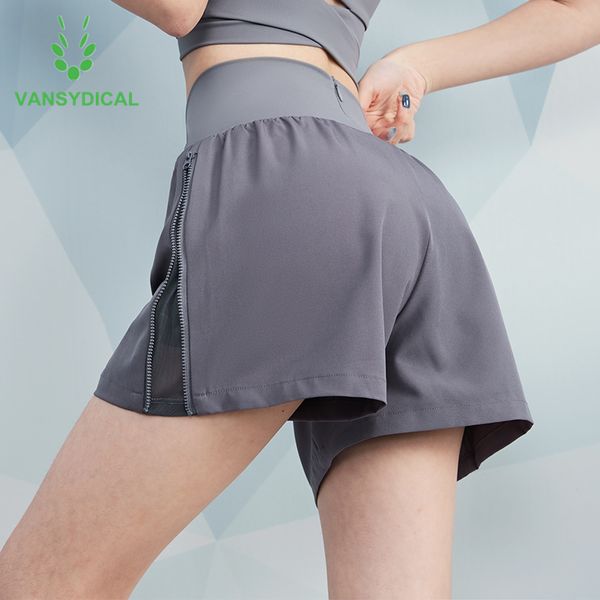 vansydical summer sports running shorts 2 in 1 womens zipper gym yoga shorts quick dry mesh fitness workout jogging, White;red
vansydical summer sports running shorts 2 in 1 womens zipper gym yoga shorts quick dry mesh fitness workout jogging, White;red