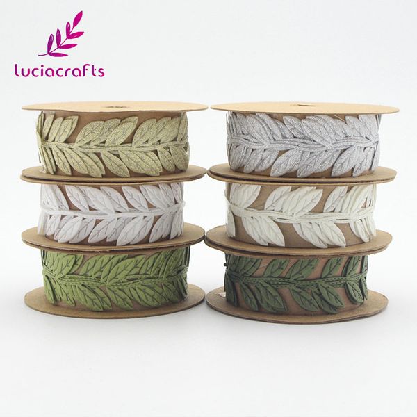 lucia crafts 2.5cm leaves lace trim embellishment leaf ribbons diy sewing felt garlands garment kraft fabric appliques q0607, Pink;blue
lucia crafts 2.5cm leaves lace trim embellishment leaf ribbons diy sewing felt garlands garment kraft fabric appliques q0607, Pink;blue