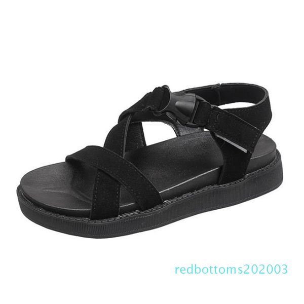 casual sandals women's new open toe fashion in 2020 summer versatile students' thick bottom buckle beach shoes women r03, Black
casual sandals women's new open toe fashion in 2020 summer versatile students' thick bottom buckle beach shoes women r03, Black