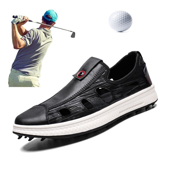 new golf shoes for men summer breathable golf sandals leather outdoor sport trainers for men black mens sneakers 2020
new golf shoes for men summer breathable golf sandals leather outdoor sport trainers for men black mens sneakers 2020