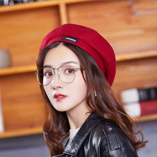 franch style winter beret hats women female red artist painter berets for wool octagonal cap winter hats girls hariy keep warm, Blue;gray
franch style winter beret hats women female red artist painter berets for wool octagonal cap winter hats girls hariy keep warm, Blue;gray