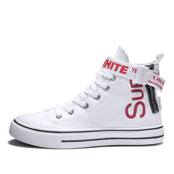 men's shoes 2019 new fashion casual student high-sneakers men's trend breathable canvas shoes sneakersygb-f101, Black
men's shoes 2019 new fashion casual student high-sneakers men's trend breathable canvas shoes sneakersygb-f101, Black