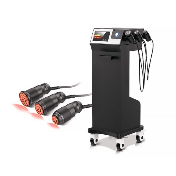 new beauty machine quantum rf skin rejuvenation face lift beauty machine rf body slimming equipment with 3 heads, Black;white
