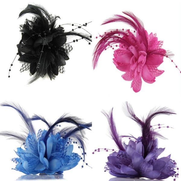 women ladies flower feather bead corsage hair clips fascinator bridal hairband brooch pin
women ladies flower feather bead corsage hair clips fascinator bridal hairband brooch pin