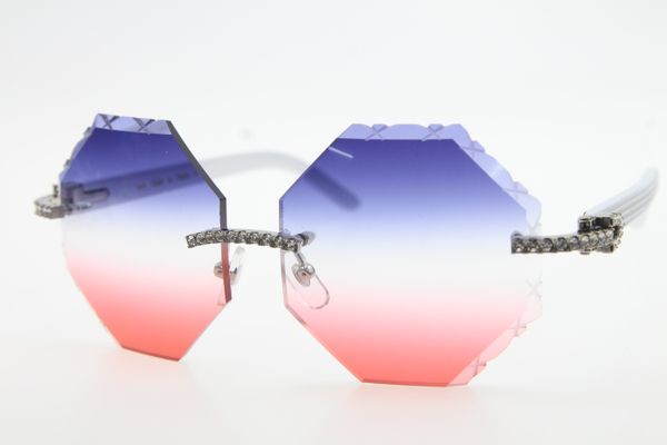 vintage 4189706 white arms sunglasses cat eye stone glasses carved blue red lens rimless diamond glasses fashion brand sunglasses, White;black
vintage 4189706 white arms sunglasses cat eye stone glasses carved blue red lens rimless diamond glasses fashion brand sunglasses, White;black