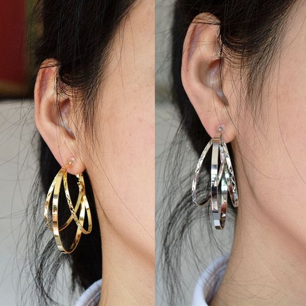 clip on ear earrings for women fashion jewelry big circle gold silver ring without piercing 2019 wholesale youth ladies earrings
clip on ear earrings for women fashion jewelry big circle gold silver ring without piercing 2019 wholesale youth ladies earrings