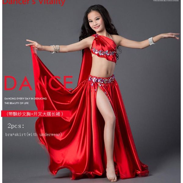 luxury spandex dress handmade beaded belly dance costume girl 2 piece set for children internship performance skirt red green, Black;red
luxury spandex dress handmade beaded belly dance costume girl 2 piece set for children internship performance skirt red green, Black;red