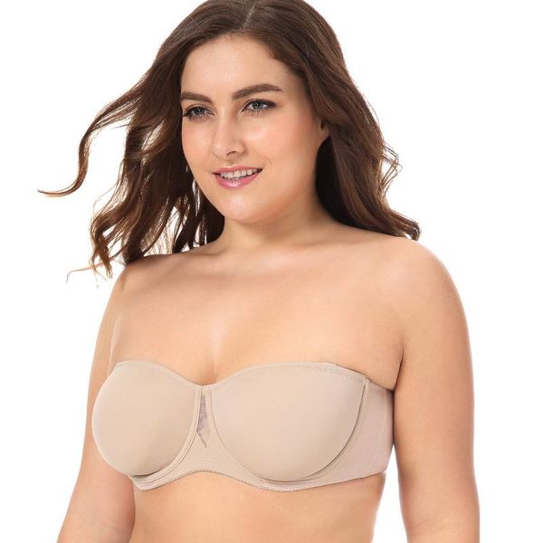 women's multiway smooth underwire convertible straps non padded plus size strapless bra, Red;black
women's multiway smooth underwire convertible straps non padded plus size strapless bra, Red;black