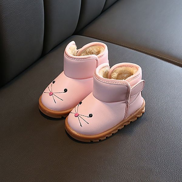 cartoon baby boots soft warm snow boots pu anit-slip baby girl winter shoes, Black;grey
cartoon baby boots soft warm snow boots pu anit-slip baby girl winter shoes, Black;grey
