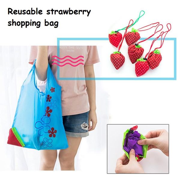 foldable strawberry shopping bags eco storage handbag strawberry foldable shopping bags nylon tote pouch home grocery bag 120pcs
foldable strawberry shopping bags eco storage handbag strawberry foldable shopping bags nylon tote pouch home grocery bag 120pcs