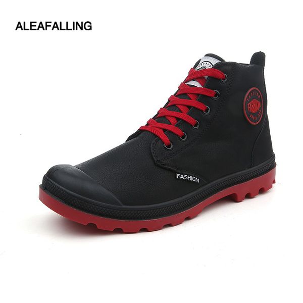 aleafalling winter outdoor men's shoes canvas sneakers male high mature boots street fashion trend ankle motorcycle boots mbt31, Black
aleafalling winter outdoor men's shoes canvas sneakers male high mature boots street fashion trend ankle motorcycle boots mbt31, Black