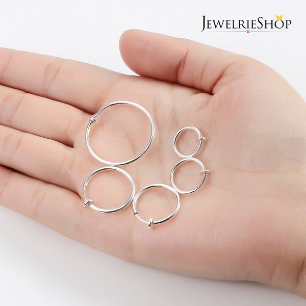 clip on fake septum piercing punk nose lip ear hoop rings earrings non-piercing spring for sensitive ears circle earring 5 paris, Silver
clip on fake septum piercing punk nose lip ear hoop rings earrings non-piercing spring for sensitive ears circle earring 5 paris, Silver