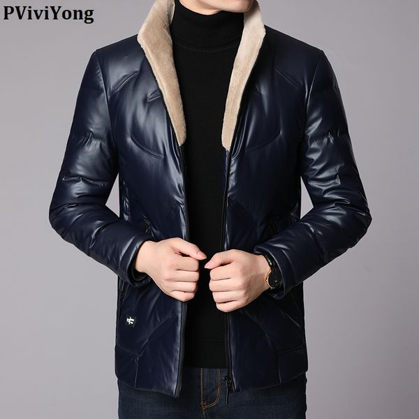 pviviyong 2019 winter new fashion 90% white duck down jacket fur collar brief paragraph coat men q1238f, Black
pviviyong 2019 winter new fashion 90% white duck down jacket fur collar brief paragraph coat men q1238f, Black