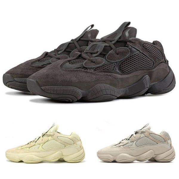 

2019 kanye we t 500 wave runner alt men women running hoe blu h de ert rat uper moon yellow utility black de igner port neaker