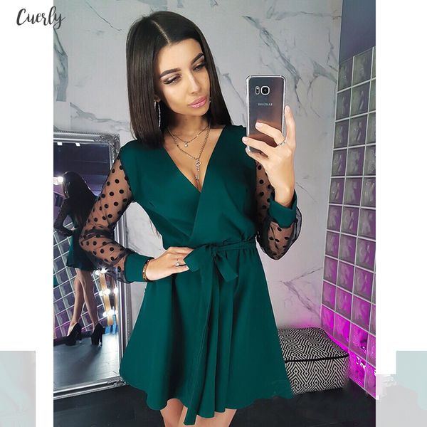 sashes v neck party dress women long sleeve lace a line elegant dress 2020 autumn female club party dress mini, Black;gray
sashes v neck party dress women long sleeve lace a line elegant dress 2020 autumn female club party dress mini, Black;gray