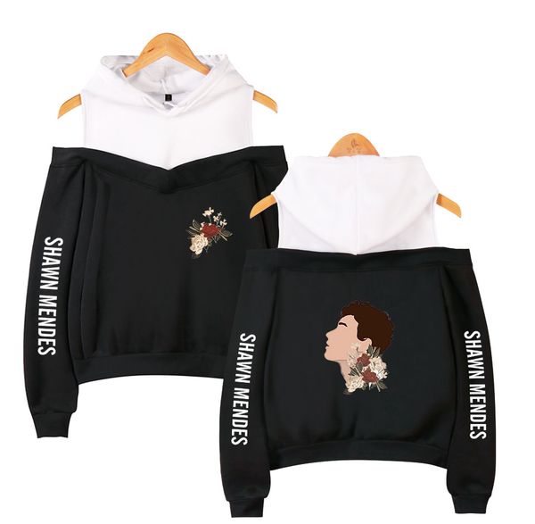 shawn mendes hit single off shoulder hoodies women autumn winter fashion sweatshirt fans favorite pullvoer streetwear, Black
shawn mendes hit single off shoulder hoodies women autumn winter fashion sweatshirt fans favorite pullvoer streetwear, Black