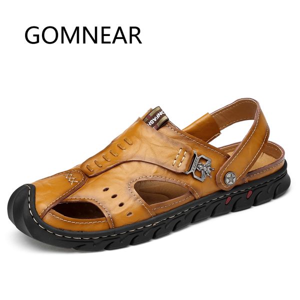 gomnear sandals men genuine leather causual sandals male anti-slippery outdoor beach shoes 2019 summer fashion for men
gomnear sandals men genuine leather causual sandals male anti-slippery outdoor beach shoes 2019 summer fashion for men