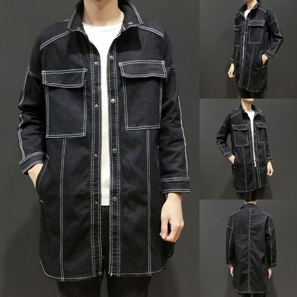 fashion men's autumn new fashion trend pure colour coat denim jacket prom dress women popularfashion style, Black;brown
fashion men's autumn new fashion trend pure colour coat denim jacket prom dress women popularfashion style, Black;brown