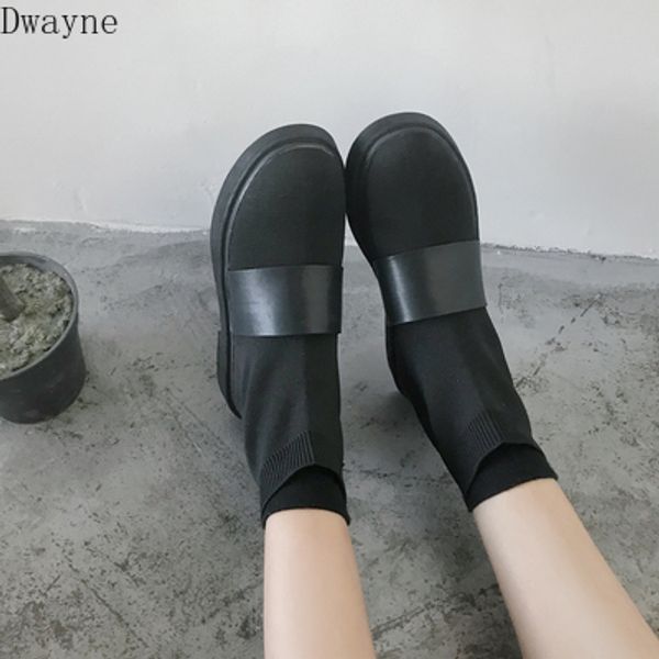 2020 autumn new female korean version of the flat bottom wild short tube thin elastic stockings boots tide, Black
2020 autumn new female korean version of the flat bottom wild short tube thin elastic stockings boots tide, Black