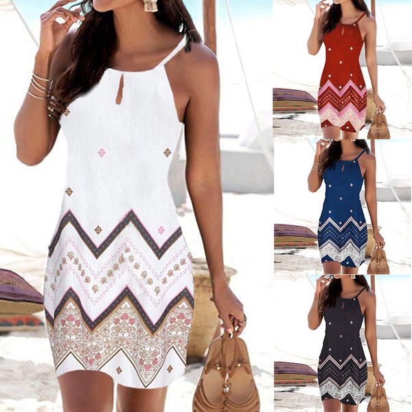 women halter neck boho print dress sleeveless mini beachwear sundress plus size mini dress ropa de invierno para mujer 2019 w7.4, Black;pink
women halter neck boho print dress sleeveless mini beachwear sundress plus size mini dress ropa de invierno para mujer 2019 w7.4, Black;pink
