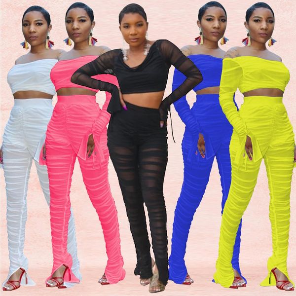 winter women's set tracksuit full sleeve slash neck t-shirt hollow out pants suit night club two piece set outfits, White
winter women's set tracksuit full sleeve slash neck t-shirt hollow out pants suit night club two piece set outfits, White