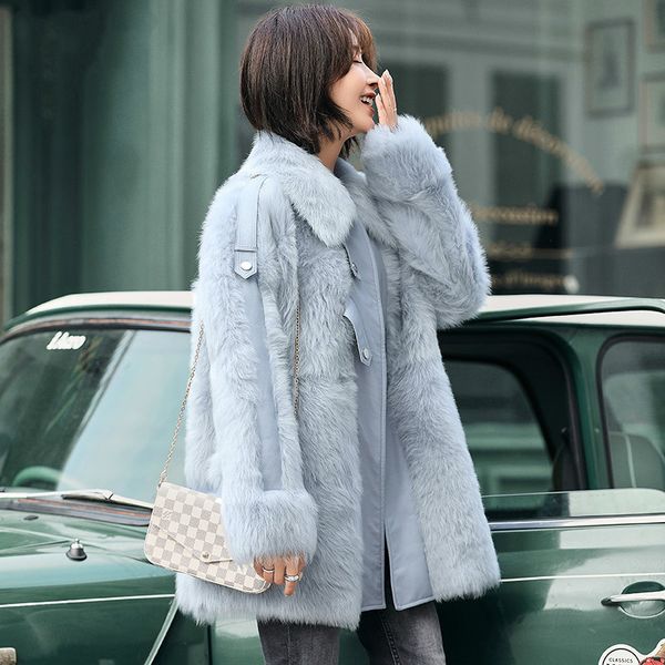 natural fur coat female winter wool parka leather jacket women 100% real fur jacket woman korean double faced hiver 0068, Black
natural fur coat female winter wool parka leather jacket women 100% real fur jacket woman korean double faced hiver 0068, Black