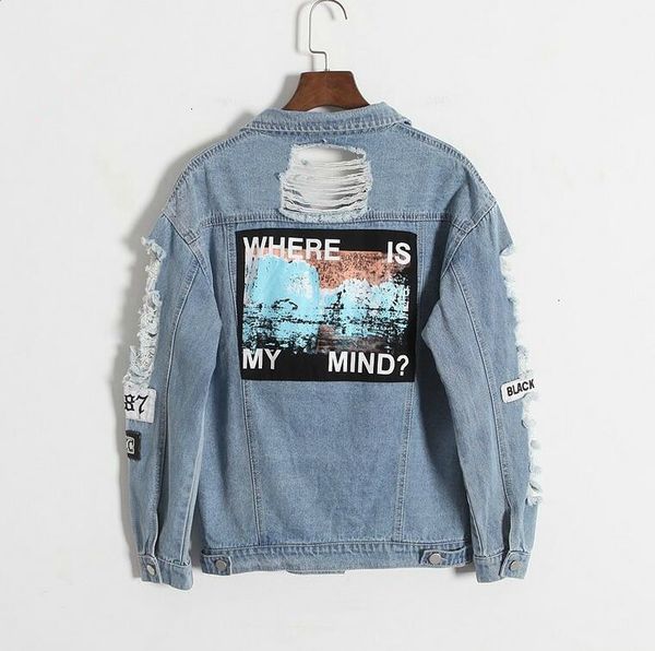women designer jackets jacket women korea clothes kpop frayed embroidery letter patch womens denim bomber slim ripped blue female coat, Black;brown
women designer jackets jacket women korea clothes kpop frayed embroidery letter patch womens denim bomber slim ripped blue female coat, Black;brown