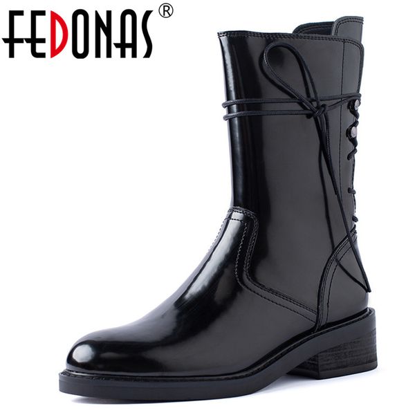 fedonas punk motorcycle boots night club shoes woman high heels winter women genuine leather cross tied ankle boots, Black
fedonas punk motorcycle boots night club shoes woman high heels winter women genuine leather cross tied ankle boots, Black