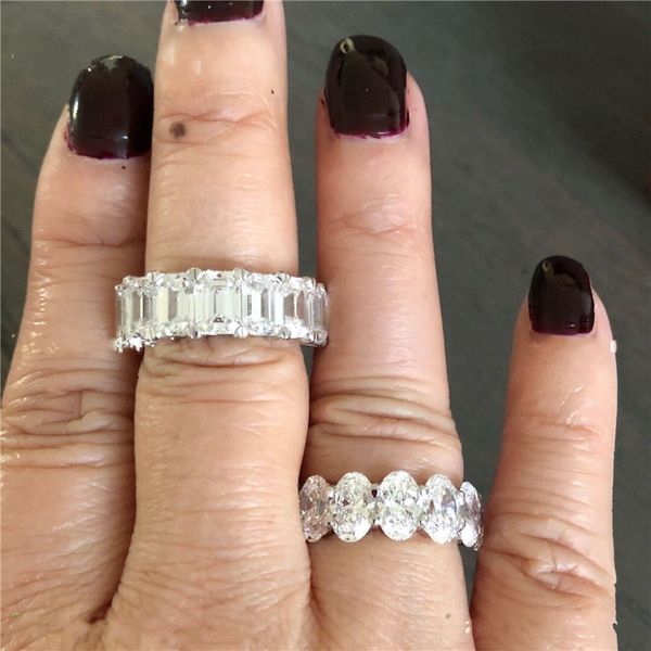 eternity promise ring 925 sterling silver emerald cut 5a cz engagement wedding band rings for women bridal fashion jewelry, Slivery;golden
eternity promise ring 925 sterling silver emerald cut 5a cz engagement wedding band rings for women bridal fashion jewelry, Slivery;golden