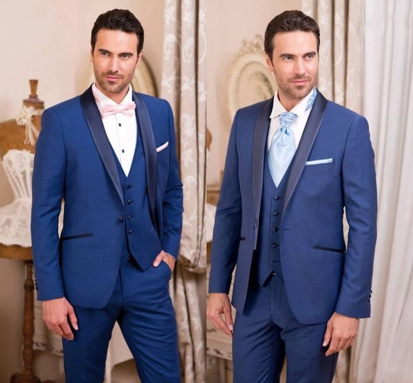 classy handsome royal blue tuxedos slim fit mens wedding suits one button groom wear three pieces formal suit (jacket+pants+vest, Black;gray
classy handsome royal blue tuxedos slim fit mens wedding suits one button groom wear three pieces formal suit (jacket+pants+vest, Black;gray