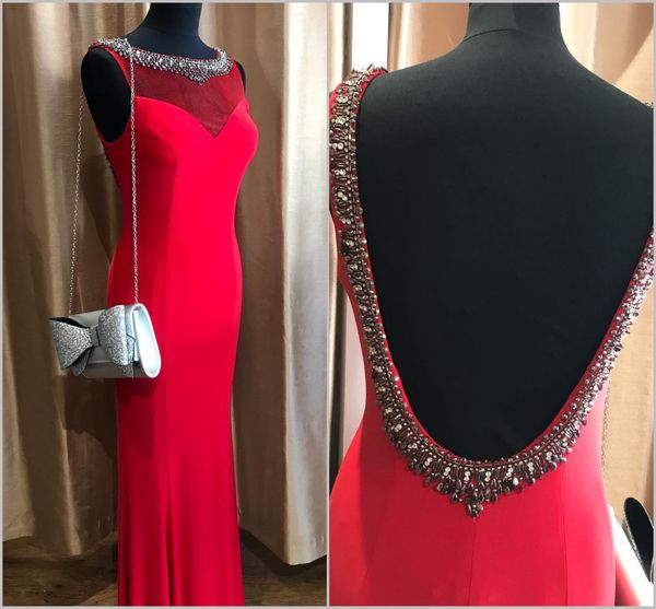 slim fit red evening dresses jewel neck beads elegant evening formal dresses mermaid women prom gowns, Black;red
slim fit red evening dresses jewel neck beads elegant evening formal dresses mermaid women prom gowns, Black;red