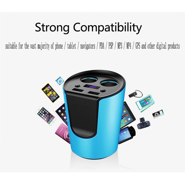 y original multifunction dual usb cup car charger with voltage current display cigarette lighter plug for gps phone hipping
y original multifunction dual usb cup car charger with voltage current display cigarette lighter plug for gps phone hipping