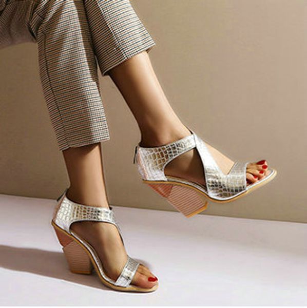 faux leather embossed wedge heel comfor women sandals thicky round toe party zipper2020 summer silver yellow black brown 34-43
faux leather embossed wedge heel comfor women sandals thicky round toe party zipper2020 summer silver yellow black brown 34-43