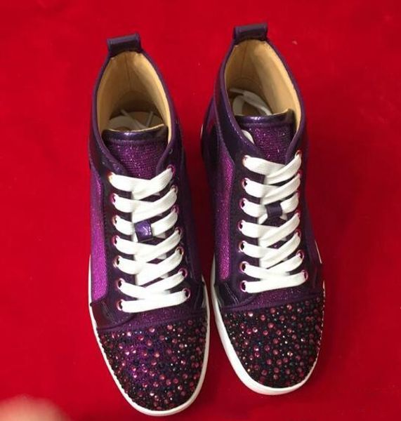 purple rhinestone red bottoms men's casual shoes couple strass shoes sneaker f18 pik pik brand orlato men's flat party wedding, Black
purple rhinestone red bottoms men's casual shoes couple strass shoes sneaker f18 pik pik brand orlato men's flat party wedding, Black