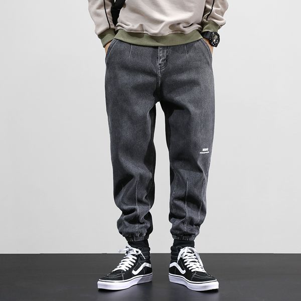 japanese style fashion men jeans black gray loose fit size 28-42 cargo pants harem jeans men streetwear hip hop jogger, Blue
japanese style fashion men jeans black gray loose fit size 28-42 cargo pants harem jeans men streetwear hip hop jogger, Blue