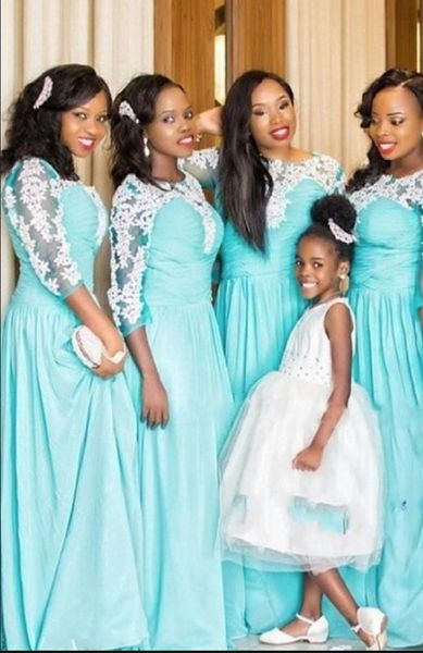 vintage turq white lace african bridesmaid dress chiffon jewel neck 3/4 illusion sleeves bridesmaid prom evening party dresses, White;pink
vintage turq white lace african bridesmaid dress chiffon jewel neck 3/4 illusion sleeves bridesmaid prom evening party dresses, White;pink