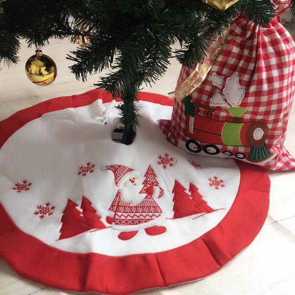 90 cm christmas embroidered flannel xmas tree skirt carpet for home natal natal tree skirts new year decoration
90 cm christmas embroidered flannel xmas tree skirt carpet for home natal natal tree skirts new year decoration