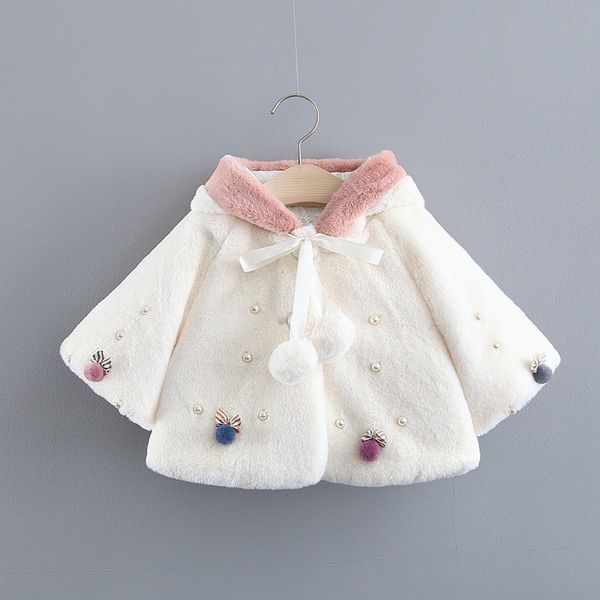 warm winter girls kids cloak coat children baby infants ear hooded bow balls beaded outwear thicken faux fur cape coats s9680, Blue;gray
warm winter girls kids cloak coat children baby infants ear hooded bow balls beaded outwear thicken faux fur cape coats s9680, Blue;gray