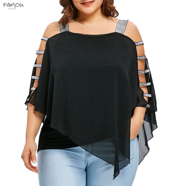 Women Top#Ghc Sexy Blouse Fashion Plus Size 5 Xl Ladder Cut Overlay Asymmetric Strapless Tops Large Size Strapless Irregular
Women Top#Ghc Sexy Blouse Fashion Plus Size 5 Xl Ladder Cut Overlay Asymmetric Strapless Tops Large Size Strapless Irregular
