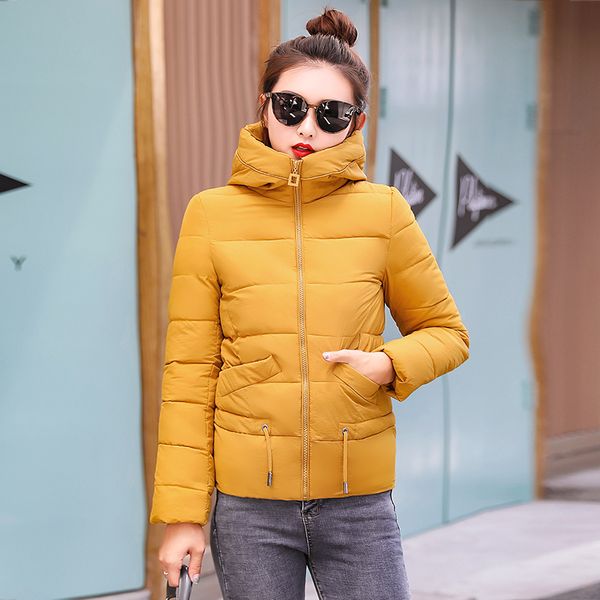 2018 women winter jacket stand collar with hood short female winter coat parka outwear jaqueta feminina inverno, Black
2018 women winter jacket stand collar with hood short female winter coat parka outwear jaqueta feminina inverno, Black