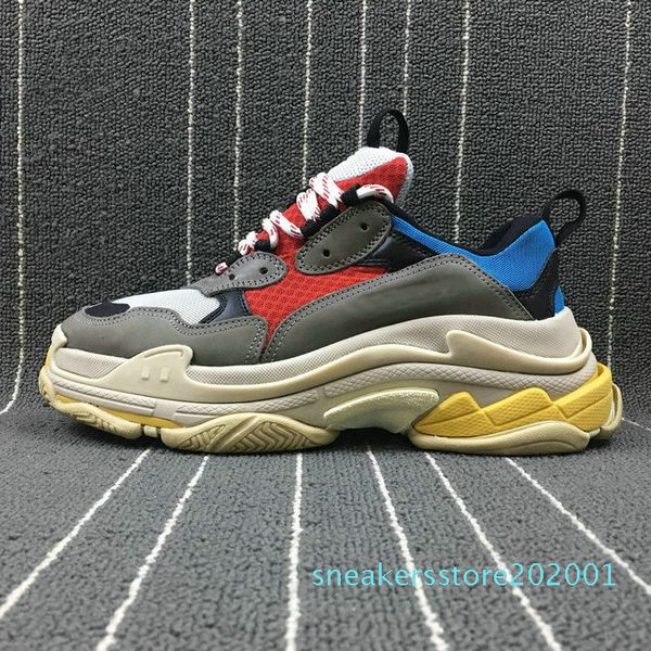 1new fashion paris triple-s shoes low platform sneakers triple s mens casual women casual sports trainers chaussures 36-45 s01, Black
1new fashion paris triple-s shoes low platform sneakers triple s mens casual women casual sports trainers chaussures 36-45 s01, Black