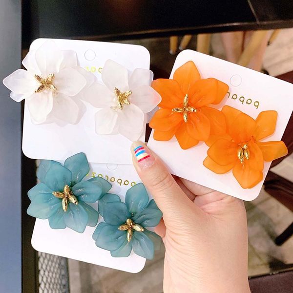 hyperbole flower stud earrings for women girls sweet acrylic big white orange green flower stud earrings jewelry accessories, Golden;silver
hyperbole flower stud earrings for women girls sweet acrylic big white orange green flower stud earrings jewelry accessories, Golden;silver