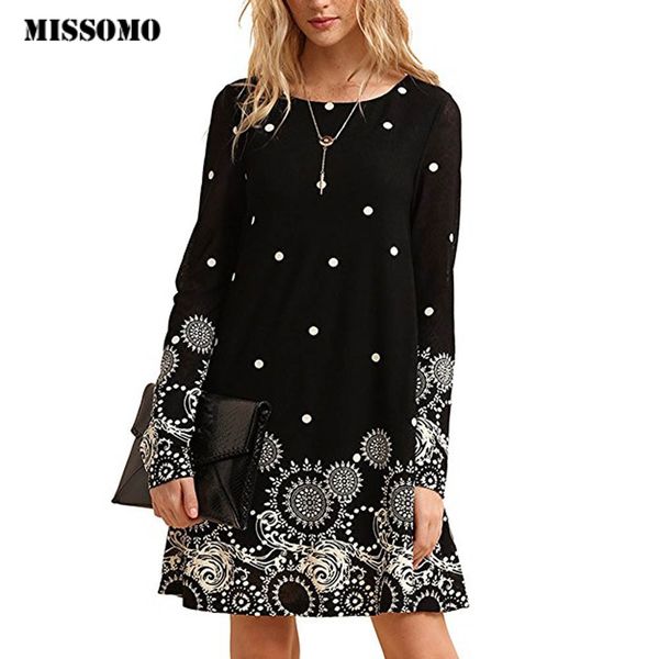 missomo clothes women dress vestidos long sleeve casual sundress floral print o-neck a line dress summer 2019 beachwear 67, Black;gray
missomo clothes women dress vestidos long sleeve casual sundress floral print o-neck a line dress summer 2019 beachwear 67, Black;gray